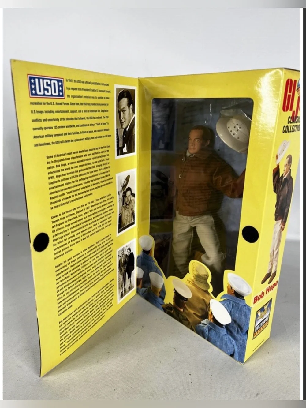 G.I. Joe Classic Collection Bob Hope Action Figure box Vintage